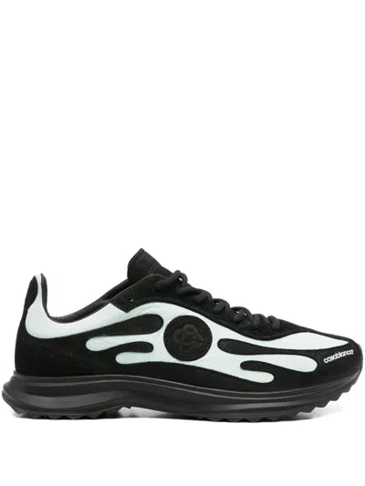 Casablanca Lace-up Two-tone Sneakers In Black