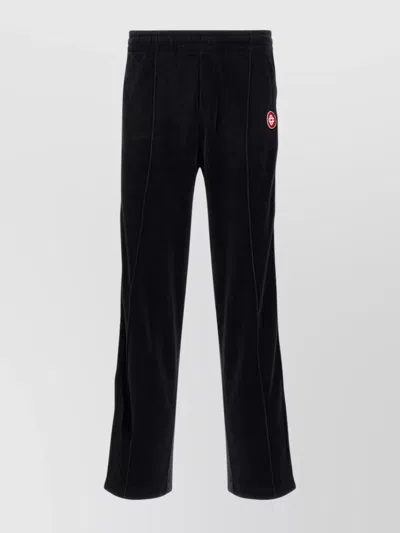 CASABLANCA SOFT FABRIC TROUSERS FEATURING SIDE STRIPE
