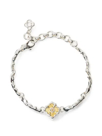 Casablanca Splash Sculptural-link Bracelet In Metallic