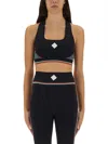 Casablanca Sports Bra Top In Black