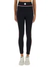 Casablanca Women Sports Leggings In Black