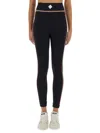 Casablanca Women Sports Leggings In Black