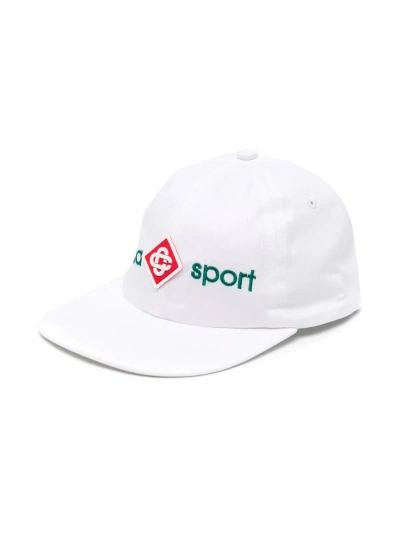 Casablanca Sports Logo Embroidered Hat