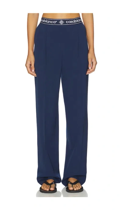 Casablanca Sports Tailored Trouser In Blue