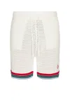 Casablanca Casa Way World Series Bermuda Shorts In White