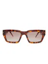 Casablanca 'the Square Metope' Sunglasses In ブラウン