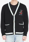 Casablanca Men's Casa Mountain Cardigan In Black