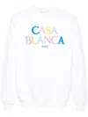 Casablanca Felpa Con Logo In White