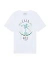 Casablanca Statue En Marbre-print Cotton T-shirt In Statue En Marbre