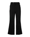 Casablanca Trousers In Viscose Blend With Adjustable Straps In Black
