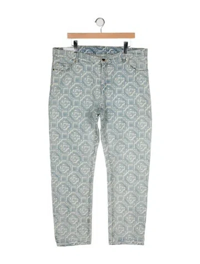 Pre-owned Casablanca Straight-leg Jeans In Green