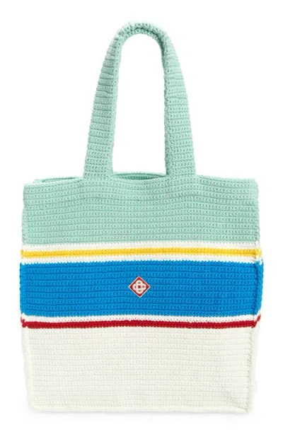 Casablanca Crochet Bag In Multicolor