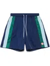 Casablanca Relaxed Fit Activewear Shorts In Blue
