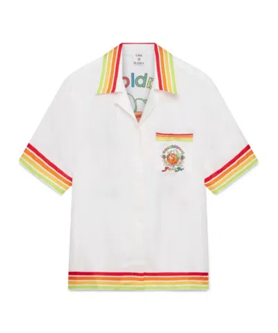 CASABLANCA STRIPE-DETAILING SHIRT