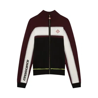 Pre-owned Casablanca Stripe Merino Jacket 'black' | Men's Size L