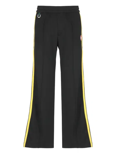 CASABLANCA STRIPE PATCH-LOGO TRACK PANTS