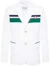 Casablanca Tailored Sport Jacket Featuring Button Detailing In White