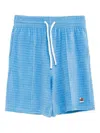 Casablanca Striped Drawstring Shorts