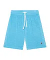 Casablanca Striped Drawstring Shorts In Blue