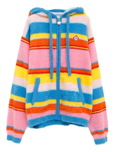 CASABLANCA STRIPED HOODIE