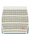 Casablanca Wool Skirt With Ribbed Hem And Side Vents In White