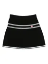 Casablanca Women Pleated Viscose Miniskirt In Black