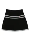 Casablanca Women Pleated Viscose Miniskirt In Black
