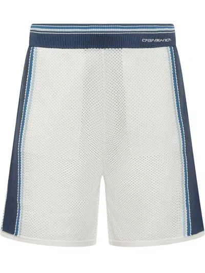 Casablanca Striped Short Trousers In Multi