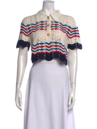 Pre-owned Casablanca Striped Sweater In Multicolor