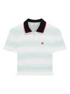 Casablanca Short-sleeved Cotton Sweater With Contrasting Details