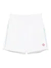 Casablanca White Printed Shorts In White