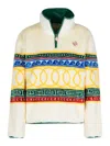 Casablanca High Neck Knit Sweater In Multicolour