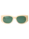 Casablanca Wave Sunglasses In Neutral