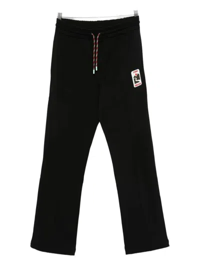 CASABLANCA CASABLANCA "SUNSET VALLEY" RUBBER PATCH OPEN HEM JOGGER CLOTHING