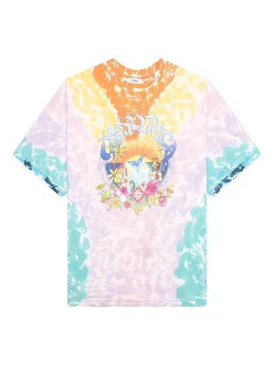 Casablanca Surf Trip Tie-dye T-shirt In Multi