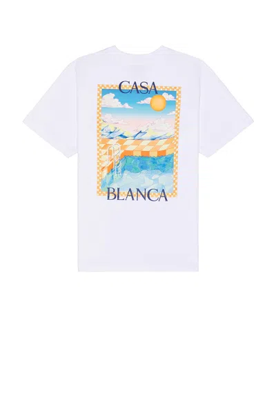 Casablanca Surreal Pool Printed T-shirt