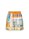 Casablanca Summer Mini Drawstring Shorts For Men