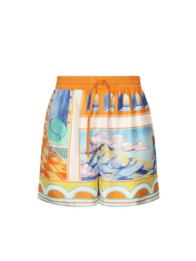 CASABLANCA SURREAL POOL SHORTS