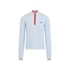 Casablanca Knit Base Layer Pullover Men In Blue