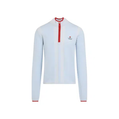 Casablanca Knit Base Layer Pullover Men In Blue