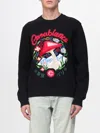 Casablanca 'mushroom' Embroidered Sweater In Black