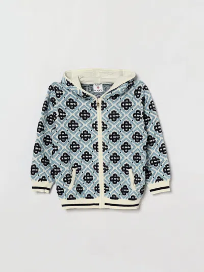 Casablanca Sweater Kids Color Multicolor In Blue