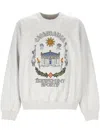 Casablanca Grey Long Sleeves Printed Sweatshirt In Gray