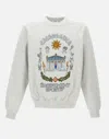 Casablanca Grey Long Sleeves Printed Sweatshirt