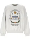 Casablanca Grey Long Sleeves Printed Sweatshirt