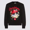 Casablanca Mushroom Embroidered Cotton Blend Sweater In Multi