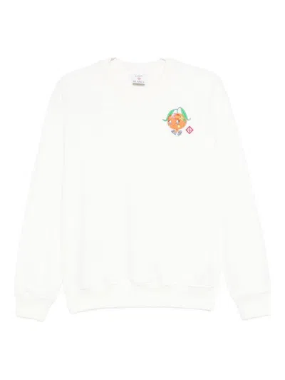 CASABLANCA CASABLANCA CREWNECK SWEATSHIRT WITH LOGO
