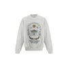 Casablanca Grey Long Sleeves Printed Sweatshirt