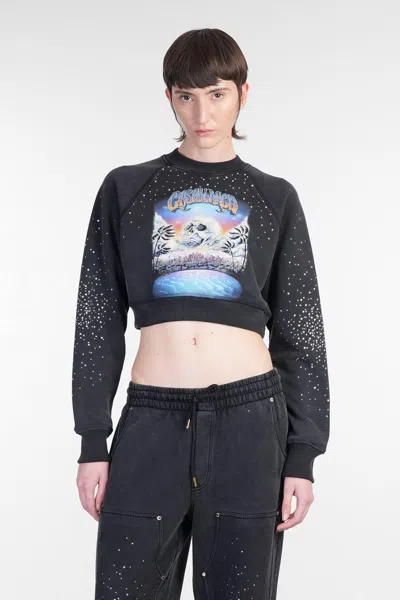 Casablanca Sweatshirt In Black Cotton