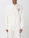 Casablanca Hooded Sweatshirt With Embroidered Logo In Neutral
